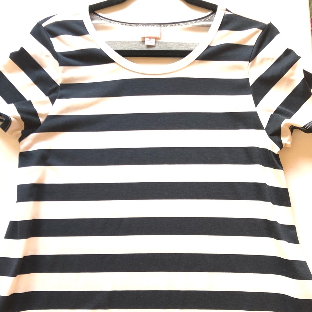 LulaRoe Jessie Navy & White